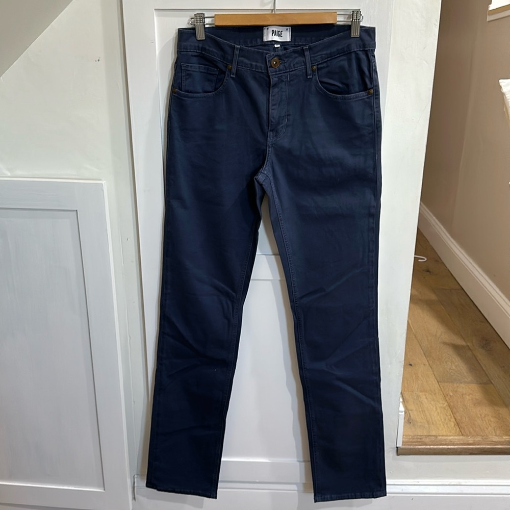 Paige blue denim pants